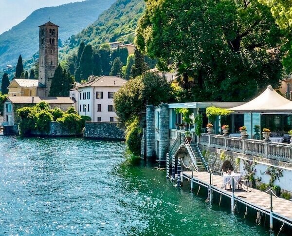 Acquadolce , tra i migliori ristoranti romantici lago di como raggiungibili in in barca